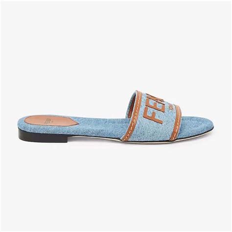 fendi fur slides replica|fendi denim slides.